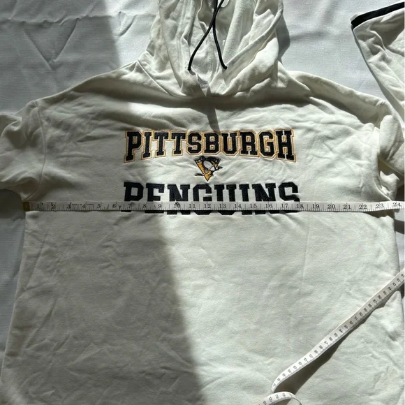 Reebok White NHL Penguins Hoodie - Picture 3 of 14
